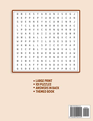 101 Word Searches About Food: Hours of fun with these themed puzzles! (101 Theme