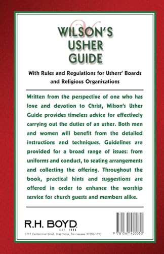 Wilson's Usher Guide