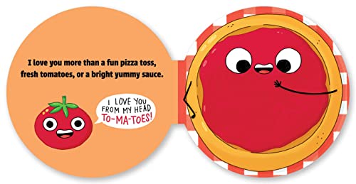 A Pizza My Heart (A Shaped Novelty Board Book for Toddlers) (Delish Delights)