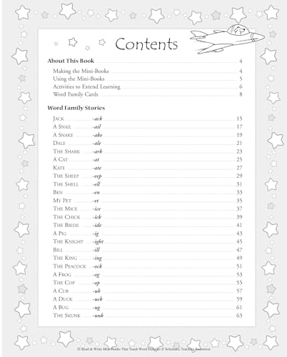 25 Read and Write Mini-Books That Teach Word Families