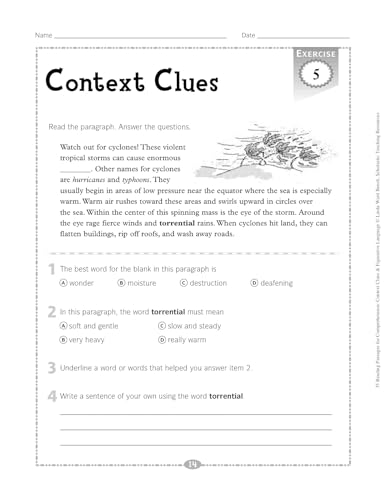 35 Reading Passages for Comprehension: Context Clues & Figurative Language: 35 R