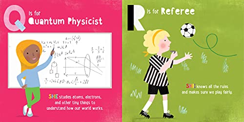 ABC for Me: ABC What Can She Be?: Girls can be anything they want to be, from A