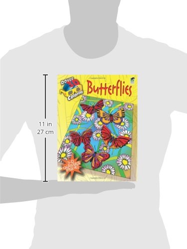 3-D Coloring Book--Butterflies (Dover 3-D Coloring Book)