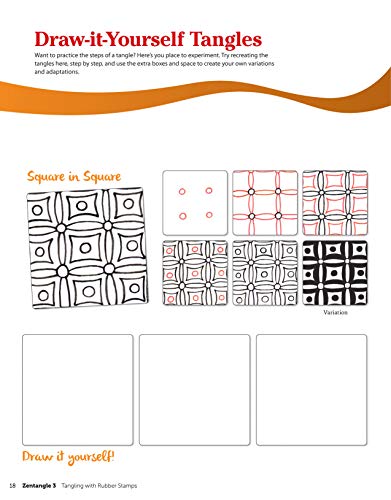 Zentangle 3, Expanded Workbook Edition: Tangling With Rubber Stamps (Design Orig