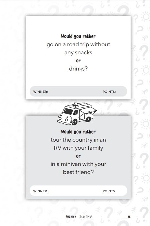 Would You Rather? Summer Edition: Laugh-Out-Loud Game for Camping, Road Trips, a