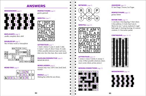 AARP Large Print Word Puzzles: Improve Your Mental Fitness in Minutes a Day!