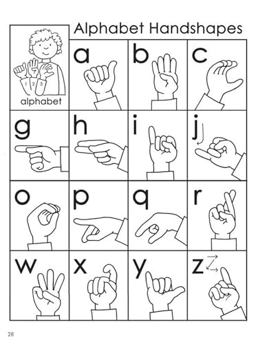 ABC Sign and Color: A Beginner's Book of American Sign Language (Dover Kids Acti
