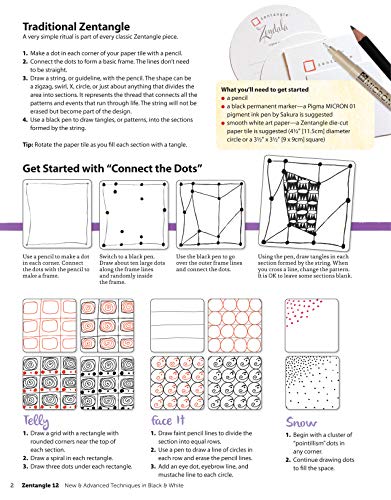 Zentangle(R) 12, Workbook Edition: Innovative Art Techniques & Projects (Design