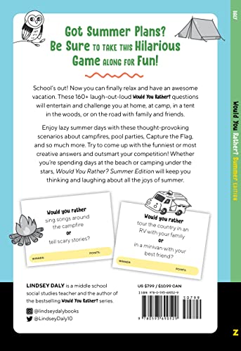 Would You Rather? Summer Edition: Laugh-Out-Loud Game for Camping, Road Trips, a