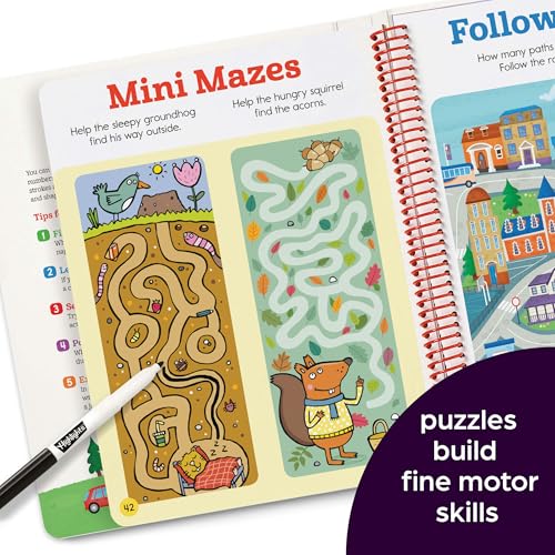 Write-On Wipe-Off Let's Trace: Dry Erase Letter Tracing Workbook for Kids, Wipe