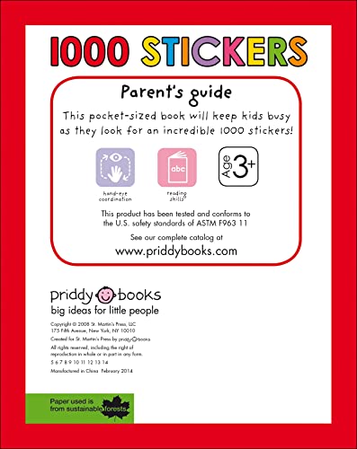 1000 Stickers: Pocket-Sized (Sticker Activity Fun)