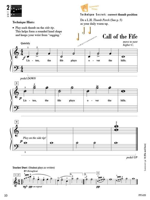 Accelerated Piano Adventures For The Older Beginner, Technique and Artistry Book