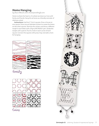 Zentangle 11: Lettering, Quotes, & Inspirational Sayings, Workbook Edition (Desi