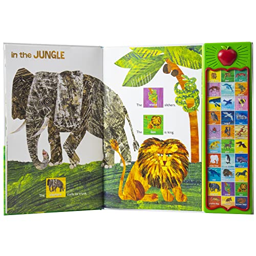World of Eric Carle, Hear Bear Roar 30-Button Animal Sound Book - Great for Firs