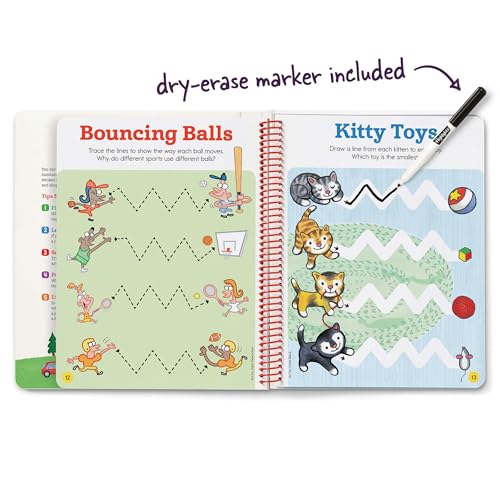 Write-On Wipe-Off Let's Trace: Dry Erase Letter Tracing Workbook for Kids, Wipe