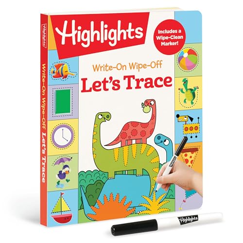 Write-On Wipe-Off Let's Trace: Dry Erase Letter Tracing Workbook for Kids, Wipe