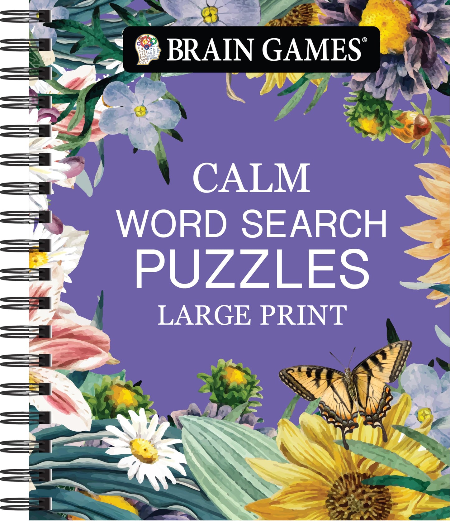 Brain Games - Calm: Word Search - Large Print