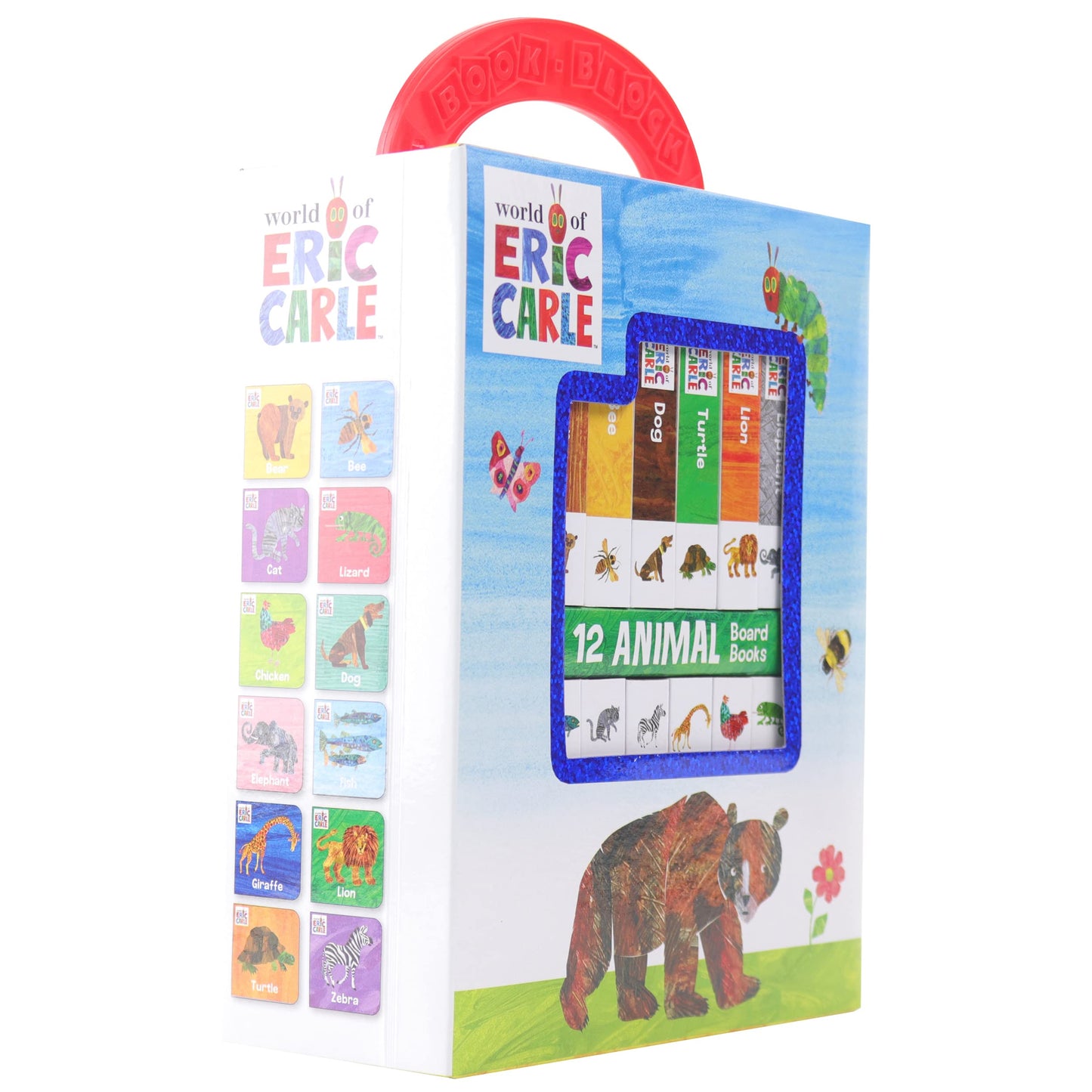 World of Eric Carle, My First Library Animal Board Book Block 12-Book Set - PI K