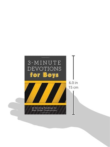 3-Minute Devotions for Boys: 90 Exciting Readings for Men Under Construction