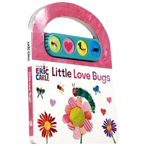 World of Eric Carle, Little Love Bugs Carry Along Handle Sound Book - Perfect Gi