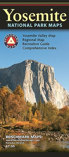 Yosemite National Park, California Recreation Map (Benchmark)