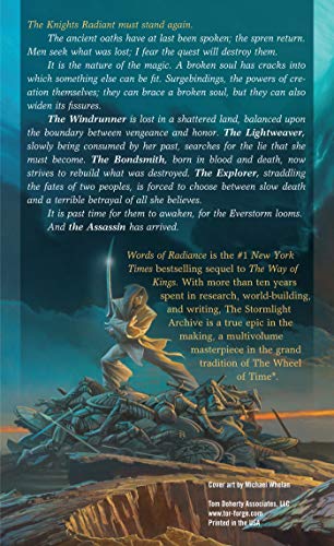 Words of Radiance: Book Two of the Stormlight Archive (The Stormlight Archive, 2