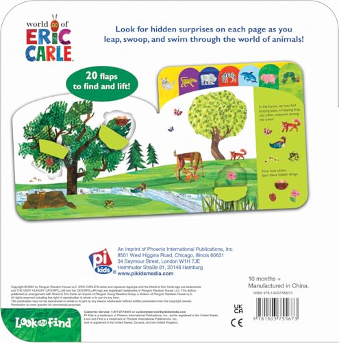 World of Eric Carle, World of Animals - Lift-a-Flap Look and Find Activity Book