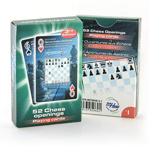 52 Chess Openings Playing Cards (English, Spanish and French Edition)
