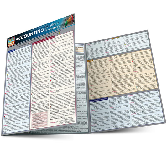 Accounting Equations & Answers: QuickStudy Laminated Reference Guide