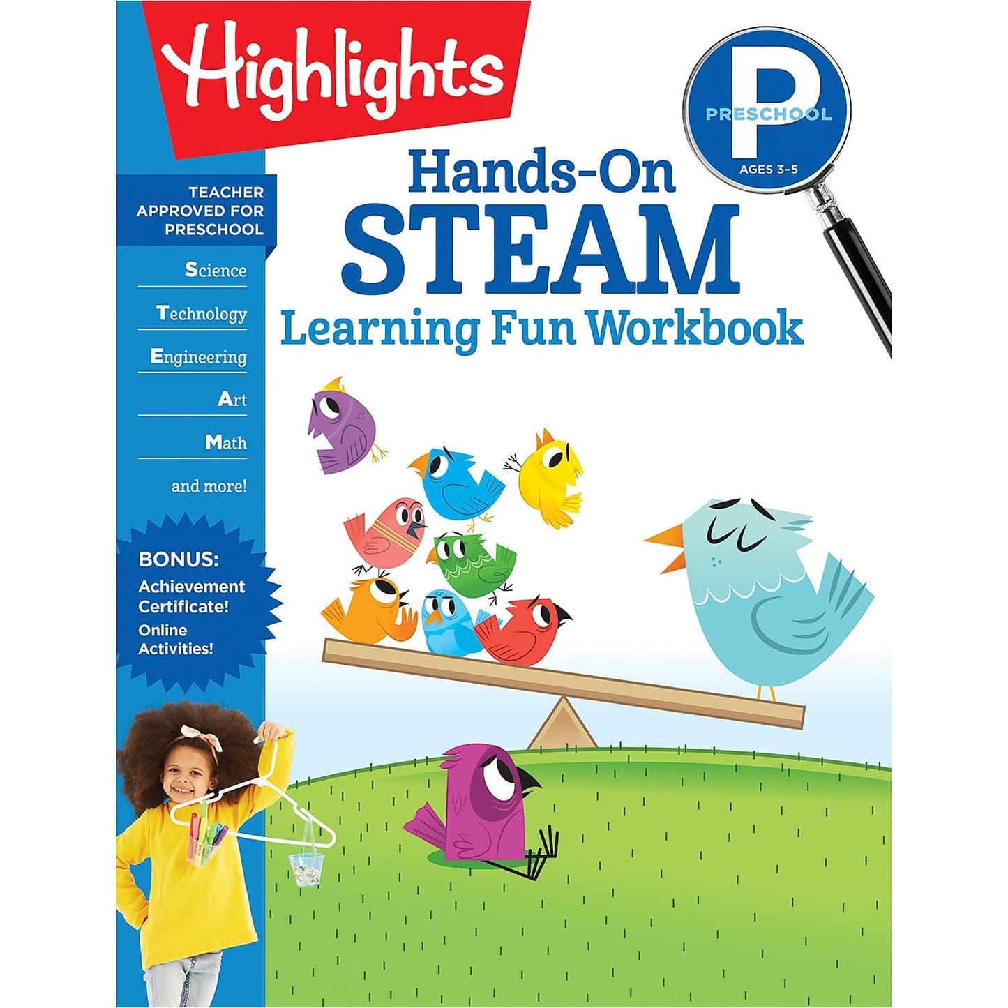 Preschool Hands-On Steam Learning Fun Workbook