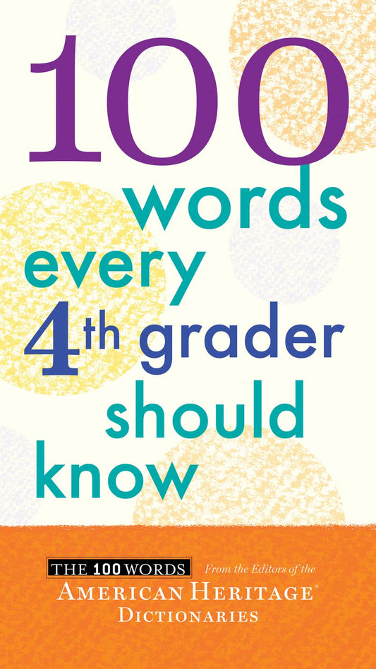 100 Words Every 4th Grader Should Know