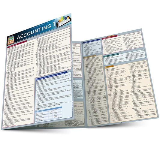 Accounting 1 QuickStudy Laminated Reference Guide (QuickStudy Business)