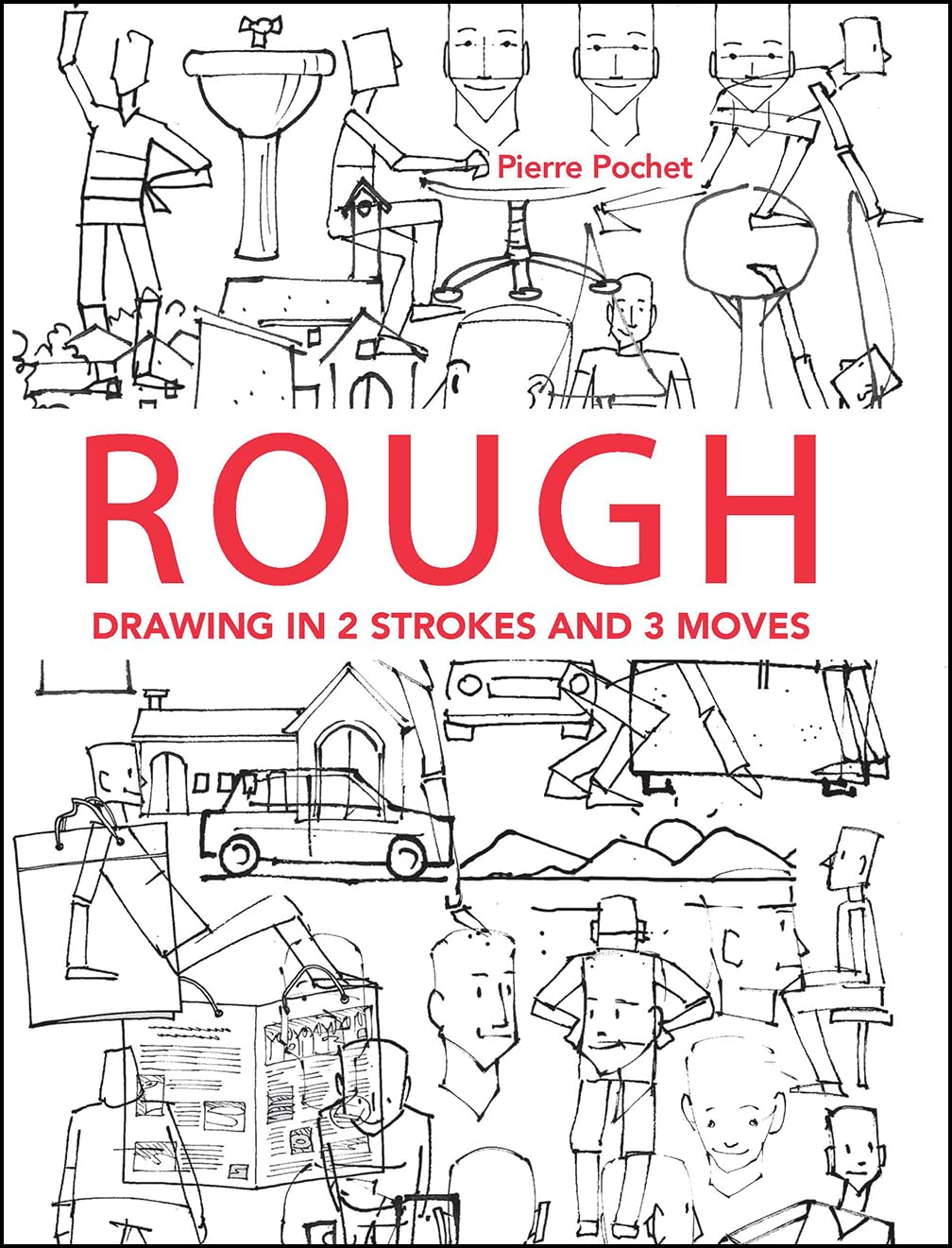 Rough: Drawing in 2 Strokes and 3 Moves