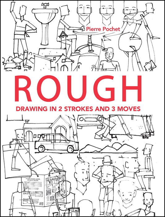 Rough: Drawing in 2 Strokes and 3 Moves