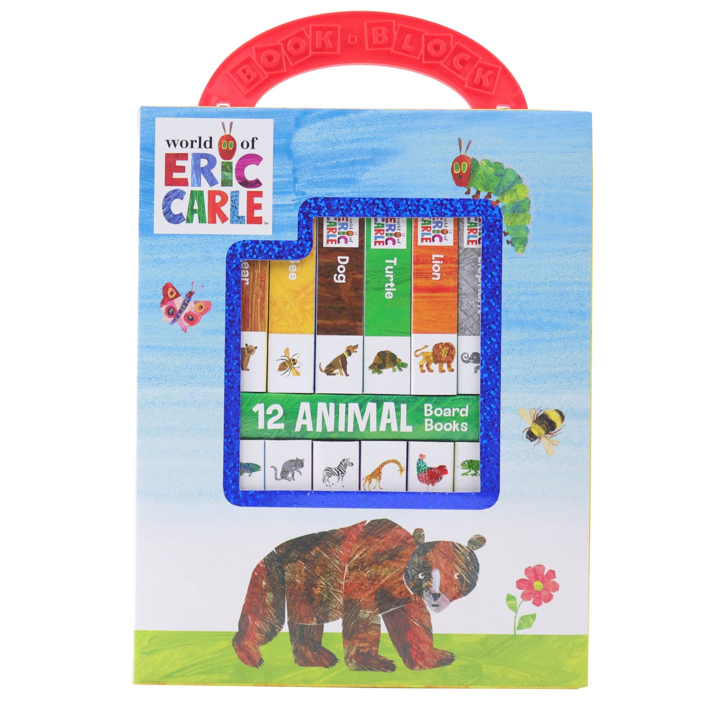 World of Eric Carle, My First Library Animal Board Book Block 12-Book Set - PI K