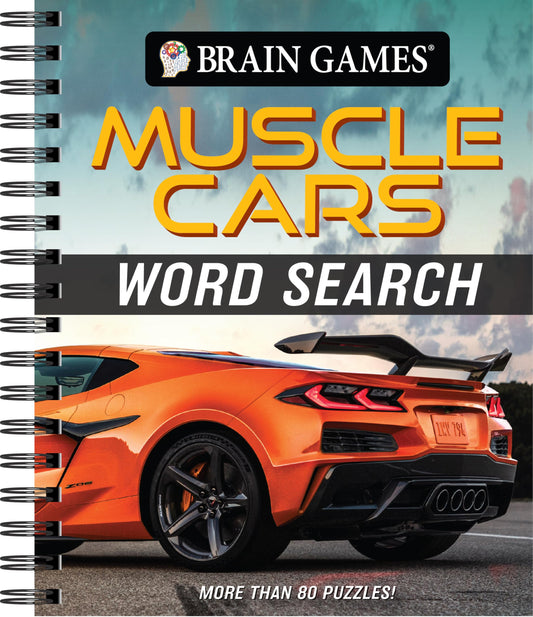 Brain Games - Muscle Cars Word Search: More Than 80 Puzzles!