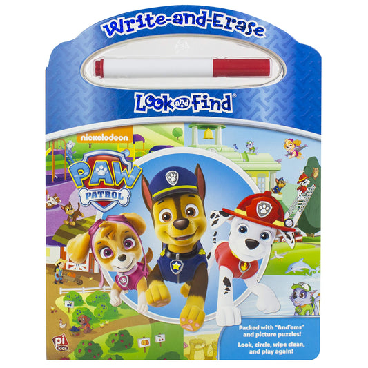 Nickelodeon Paw Patrol: Write-And-Erase Look and Find