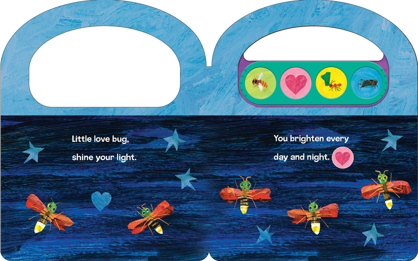 World of Eric Carle, Little Love Bugs Carry Along Handle Sound Book - Perfect Gi