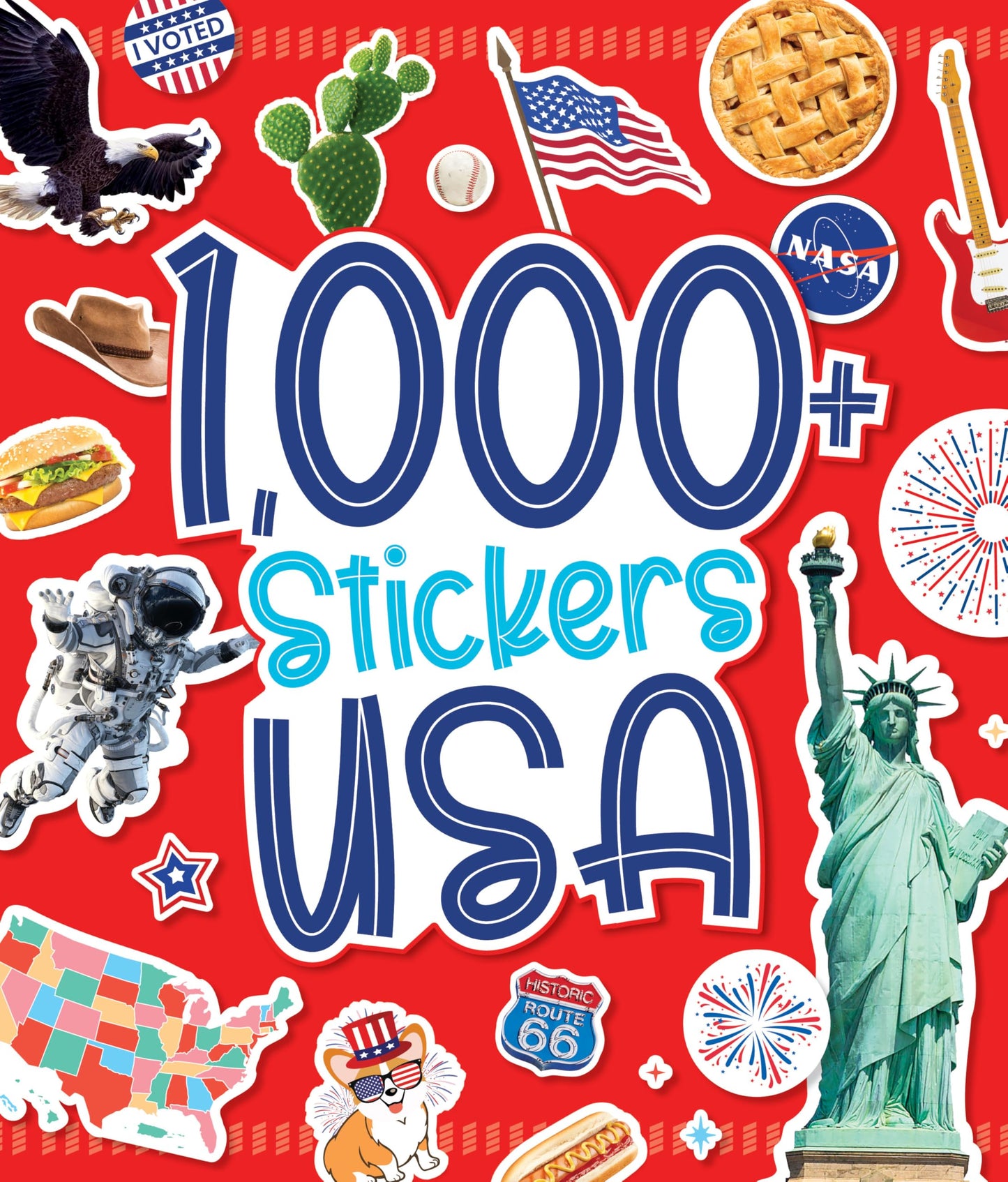 1,000 Stickers: USA