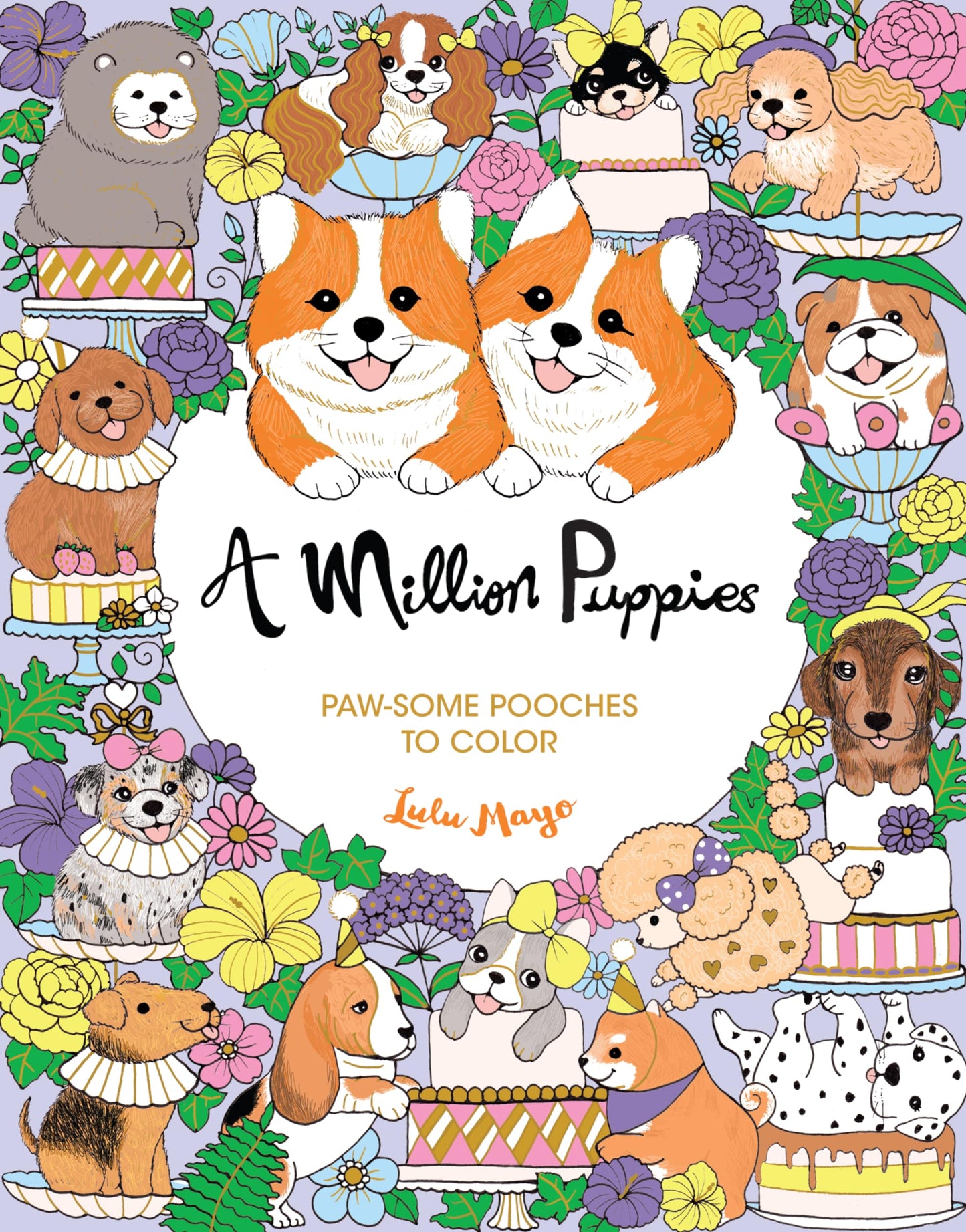 A Million Puppies: Paw-Some Pooches to Color